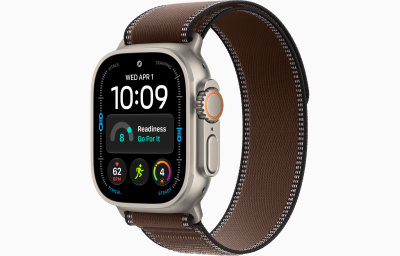 Apple Ultra 4 Natural Titanium+ Trail Loop Dark Umber 49 mm