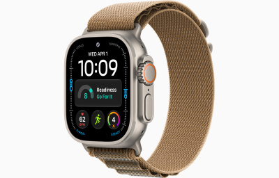 Apple Ultra 4 Natural Titanium+ Alpine Loop Desert 49 mm