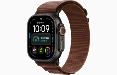 Apple Ultra 4 Black Titanium+ Alpine Loop Burgundy 49 mm