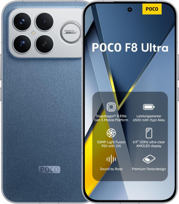 Poco F8 Ultra 12/256 GB Синий