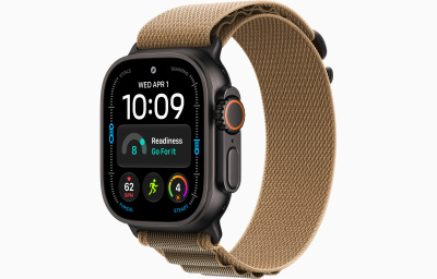 Apple Ultra 4 Black Titanium+ Alpine Loop Desert 49 mm