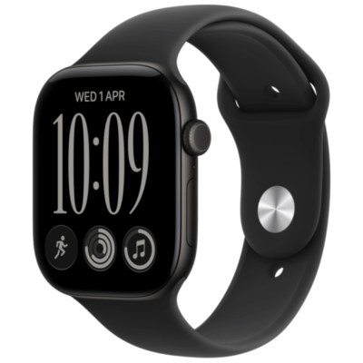 Apple Watch Series 12 Черный+ Black Sport Band 46 mm