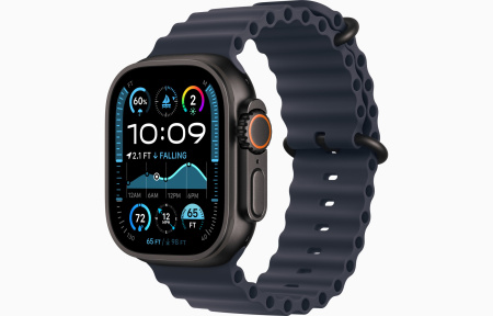 Apple Ultra 2 Black Titanium 49 mm with Navy Ocean Band
