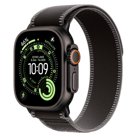 Apple Ultra 3 Black Titanium 49 mm with Black Charcoal Trail