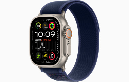 Apple Ultra 2 Natural Titanium 49 mm with Blue Trail Loop
