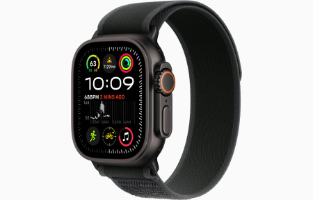 Apple Ultra 2 Black Titanium 49 mm with Black Trail Loop