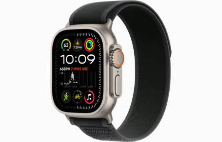 Apple Ultra 2 Natural Titanium 49 mm with Black Trail Loop